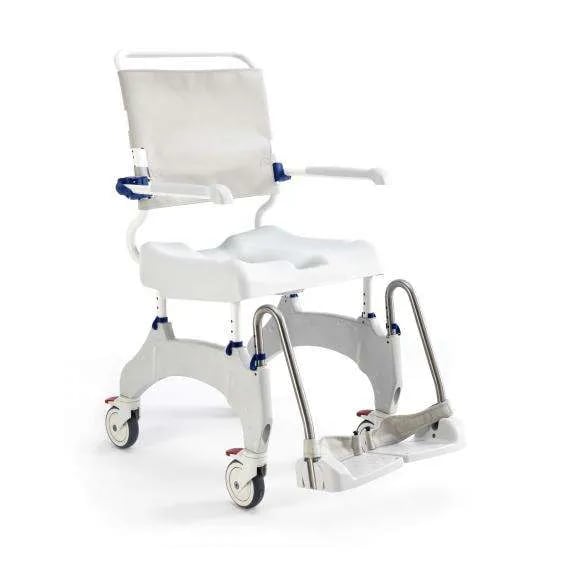 Mobile showerchair commode