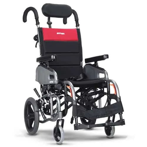 folding reclining wheelchair