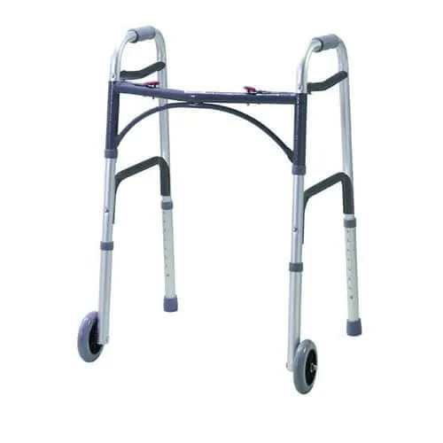 Folding walking frame