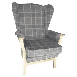 Height Adjustable Reclining High Back Chair