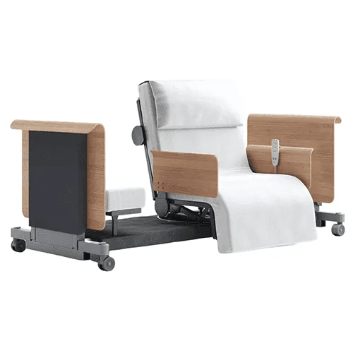 rotating chair bed with stand assist