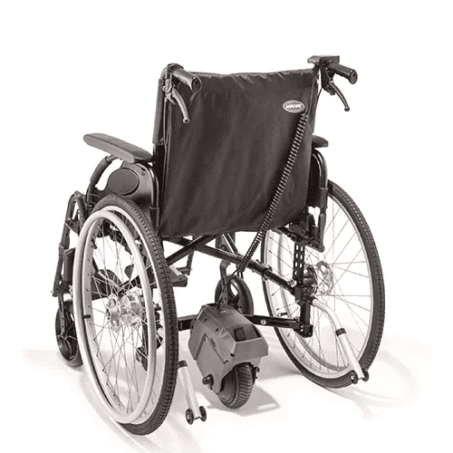 folding wheelchair powerpack mounted